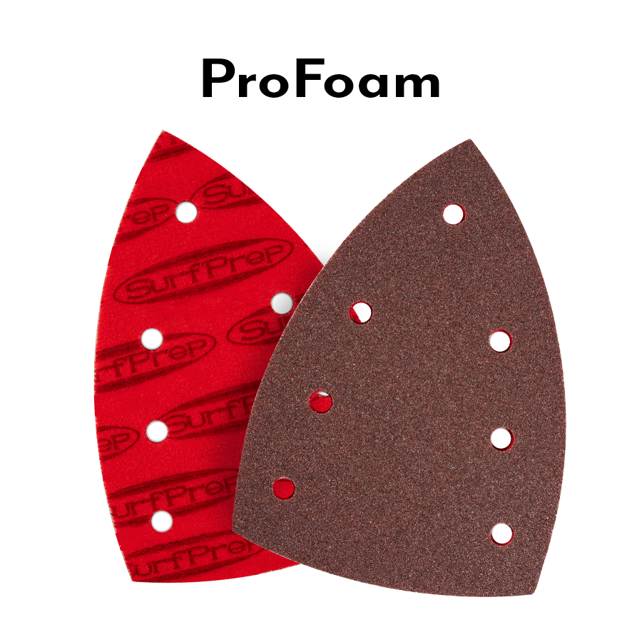 Triangle Sander ProFoam Pads (For Miscellaneous Sanders) SurfPrep