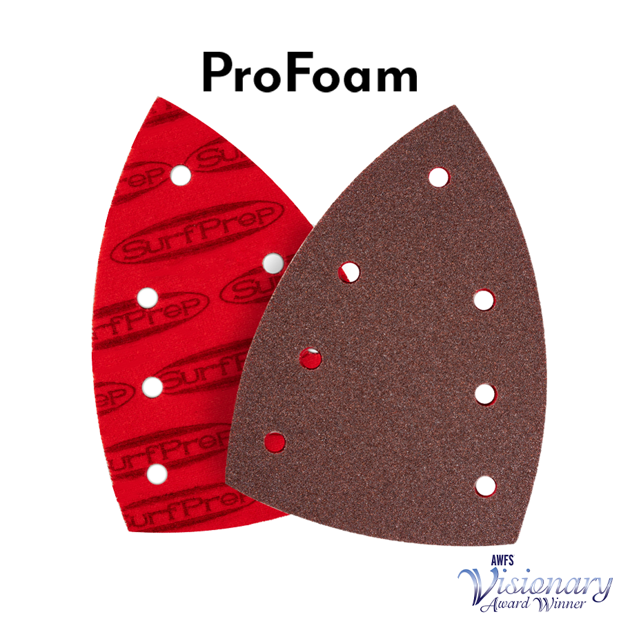 Triangle Sander ProFoam Pads Flexible and Tear Resistant